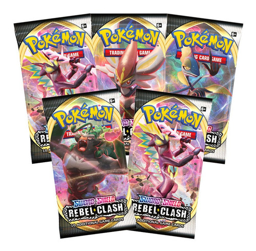 Sobres Rebel Clash Pokémon Tcg Cartas Originales 