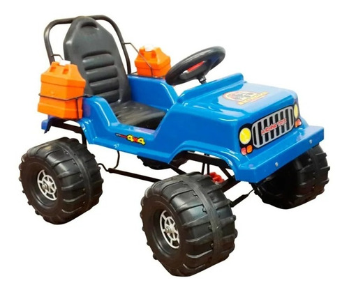 Jeep Niños A Pedal Extreme Naranja 2 Bidones