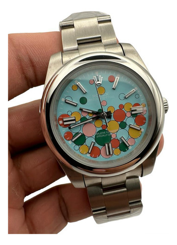 Reloj Automatico Oyster Confetti 40mm Acero Inoxidable (Reacondicionado)