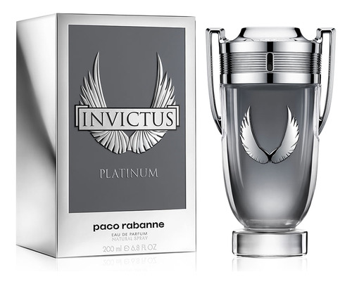 Perfume masculino Paco Rabanne Invictus Platinum Edp 200ml
