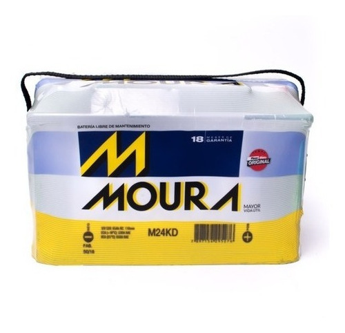 Imagen 1 de 2 de Bateria M24kd Moura 75 Amperes 12v