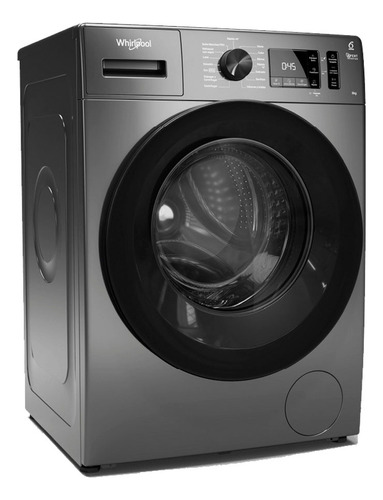 Lavarropas Whirlpool Inverter 8kg Titanium / Gris Oscuro
