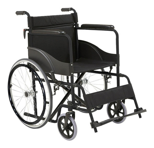 Silla De Ruedas Para Adulto Hasta 100 Kg Handy - S100 Color Negro