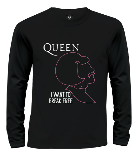 Camiseta Camibuzo Rock Queen I Want To Break Free