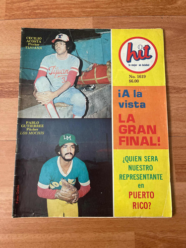 Revista Hit Lo Mejor Del Béisbol Número 1619 Año 1979
