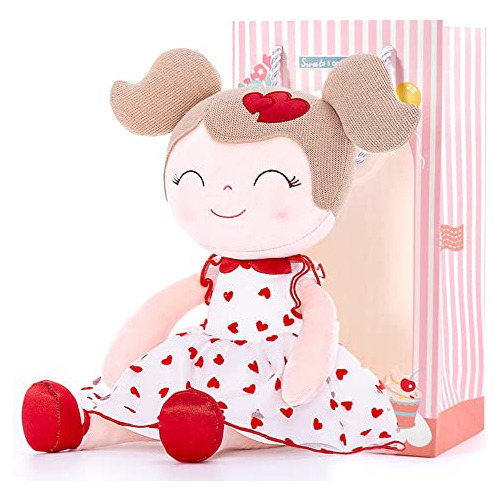 Gloria Baby Doll Baby Girl Gifts Soft Toy Plush Dolls Red Fl