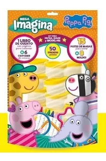 Mega Imagina Peppa Pig Kit Para Pintar Jugar Y Modelar