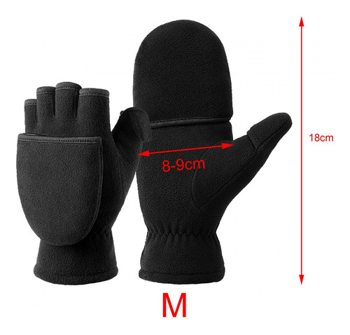 2 Guantes De Invierno Sin Dedos, Guantes De Invierno Con M