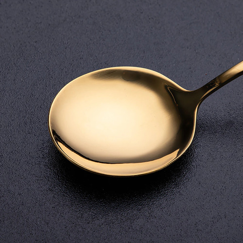 Cucharas, Cubertería, Tenedor De Té, Cuchara, Vajilla Dorada