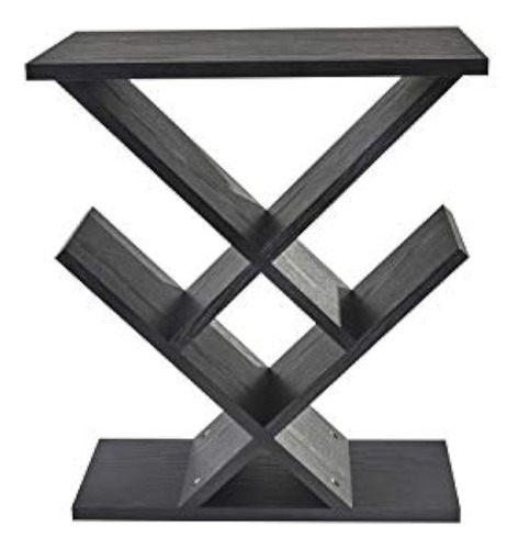 Adesso Zig-zag Accent Table - Table Bookshelf - Mesa Auxilia