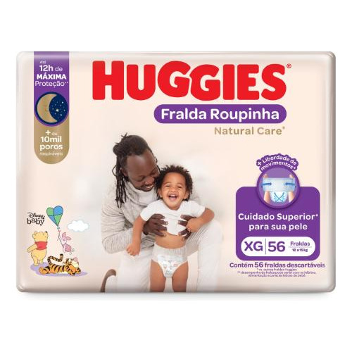 Pañales Huggies Pant Natural Care Xg 56 Unidades