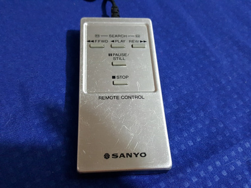 Control De Mando Sanyo 410052900 Para Vcr Betamax Vintage