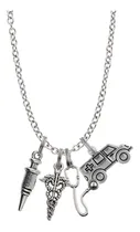 Comprar Collar Médico Dije Médico Collar Estetoscopio Dije Estetoscopio Regalo Para Médicos Doctores Enfermeras Símbolo Médico 