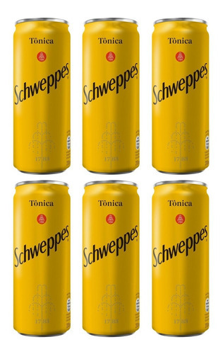 Refrigerante Lata Schweppes 310ml Fardo Com 6