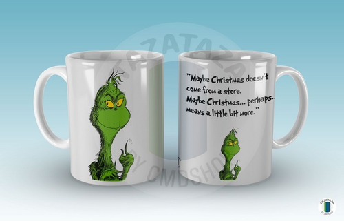 Imagen 2 de 5 de Taza Diseño El Grinch Navidad