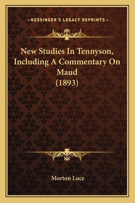 Libro New Studies In Tennyson, Including A Commentary On ...