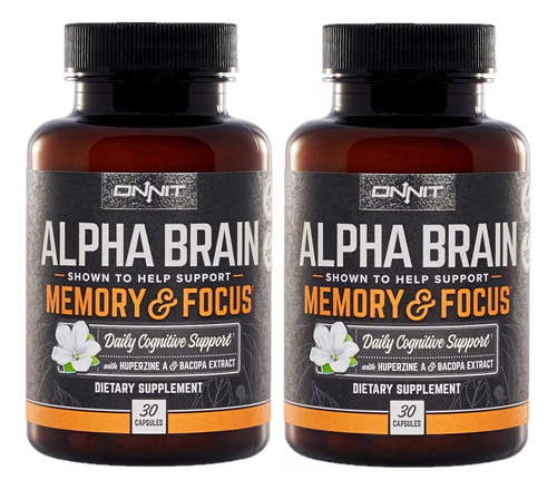 Alpha Brain Enfoque, Concentración Y Memoria Pack 02