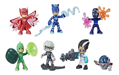 Pj Masks Set De Figuras X 4 Héroes En Pijamas