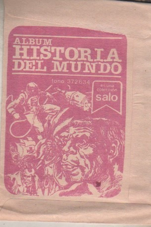 10 Sobres Figuritas * Historia Del Mundo * Año 1980 . Llenos