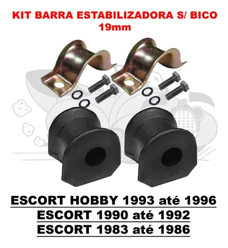 Kit Bucha Suspensão Dianteira Traseira Escort 83/86 Hobby Kit Bucha Suspensão Dianteira Traseira Escort 83/86 Hobby