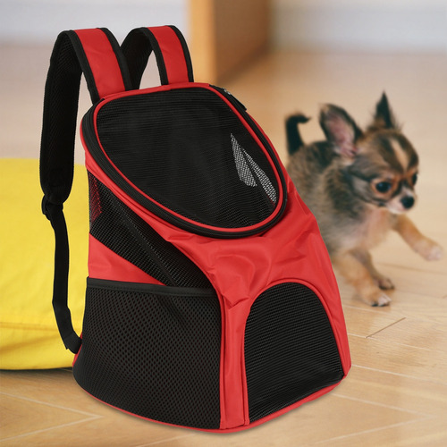 Mochila Portamascotas Con Dos Correas De Hombro P/gato/perro