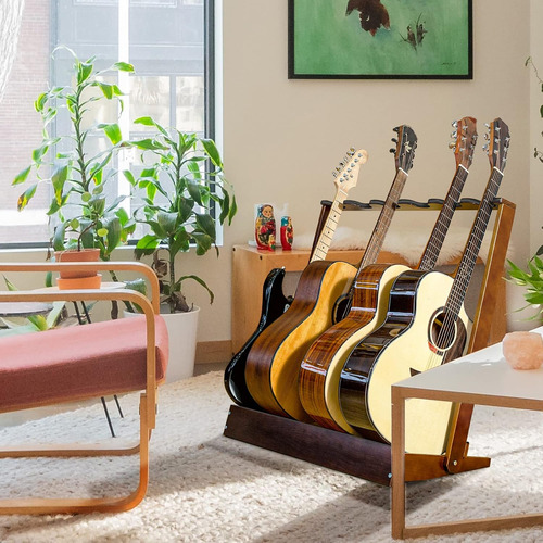 Soporte De Guitarra Para Varias Guitarras, Interfaz De Mader