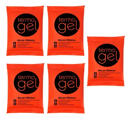 5x Bolsa Térmica Gel Para Compressa Quente E Fria P/ Dores ...