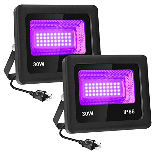 Luces Negras De Led Uv Fiesta De Neón, 30w Luz Negra L...