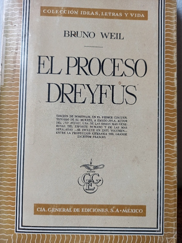 Libro Sobre El Proceso Dreyfus,montaje Político-militar 1894