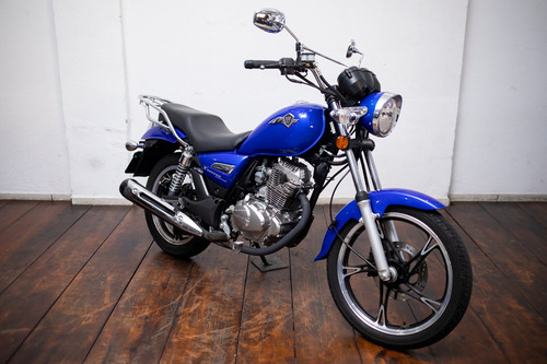 Moto Chopper Road Azul Haojue 2021