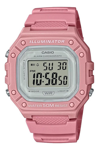 Reloj Digital Casio Casual W218hc-4a2v - Rosa