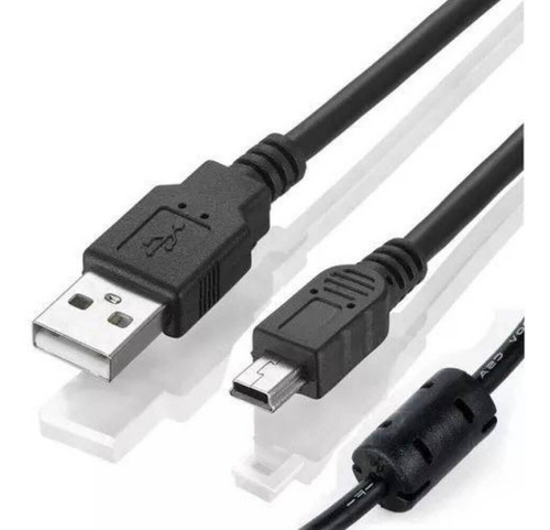 Cabo Usb E Mini Usb 5 Pin Para Câmeras Canon (1.5m)