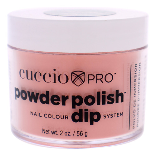 Sistema Pro Powder Powder Para Uñas, Color Peach Cuccio, 1.6