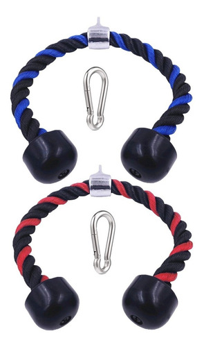 Cuerda De Entrenamiento De Tríceps Ejercicio Gym 2pz Colores