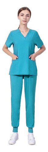 Pijama Quirúrgica Jogger Dama Medico Scrubs Antifluidos