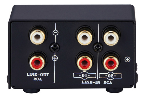 Selector Jack Rca Audio Switcher Lynepauaio Computer Para