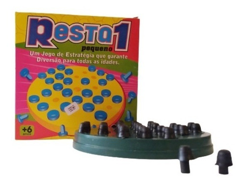 Imagem 1 de 5 de Jogo Pedagógico Resta 1 - Mini Toys