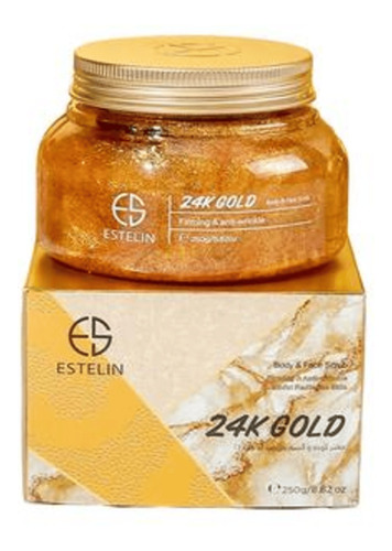 Exfoliante Estelin Facial Y Corporal 24k Gold 250g