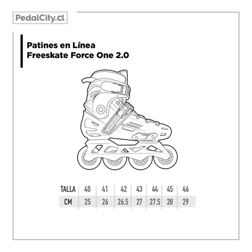 Patines En Línea Force One 2.0