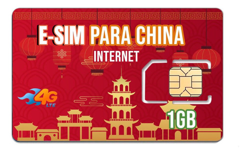 E-sim Prepago China Internet  Velocidad 5g