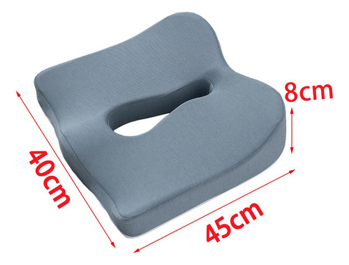 Cojín De Asiento Para Silla De Escritorio Con Cremallera