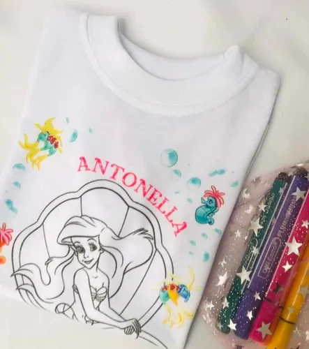 Sorpresa Infantil 10 Kit Camiseta Para Pintar