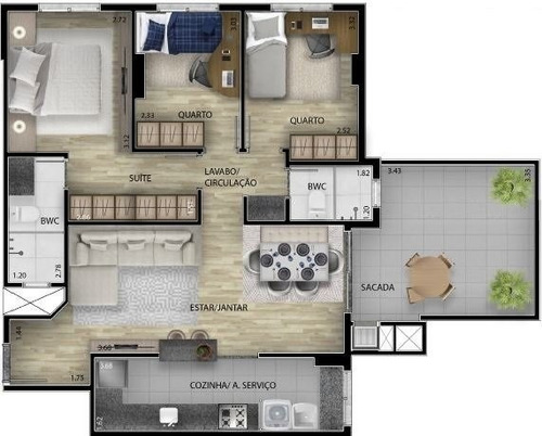 Imagem 27 de 28 de Apartamento - Ap01599 - 69808392