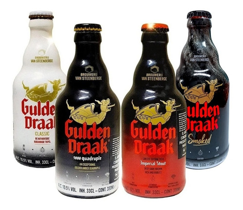 Four Pack Cerveza Gulden Draak 330ml C/u