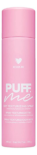 Design.me Puff.me Spray Para El Cabello Texturizado Seco Co.
