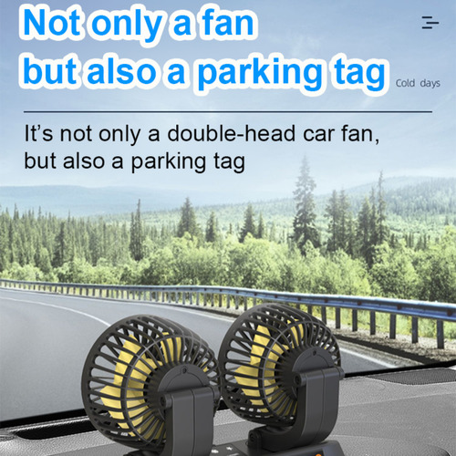 Ventilador De Coche De Doble Propósito Para Coche Y Hogar Co