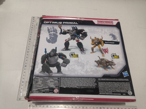 Optimus Primal Maximal War Cybertron Rat Trap Transformers (Usado)