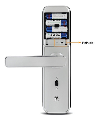 Cerradura Digital Inteligente Wifi Ci400 Plata Xe Seguridad