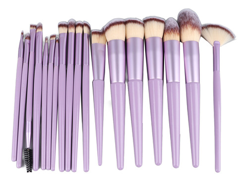 18pcs Makeup Brush Set Artificial Fiber Fashionable Soft Syn