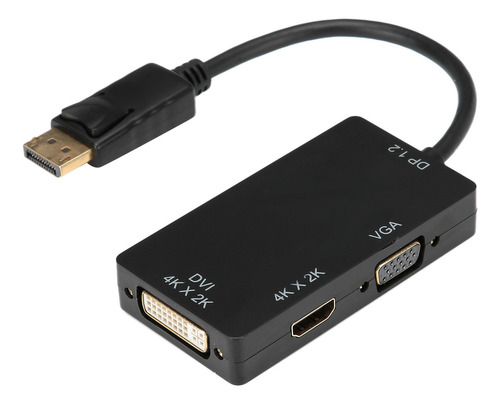 Adaptador Multifunción Para Displayport A Hdmi/vga/dvi 3 .